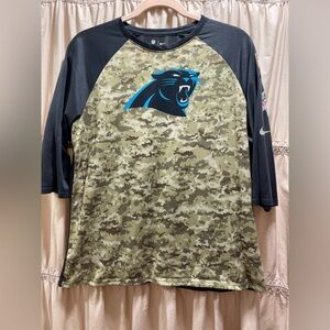 Panthers military support shirt